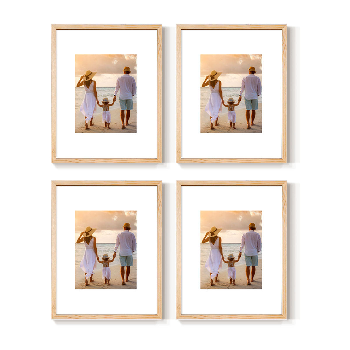 4 Pieces Set 11" x 14"