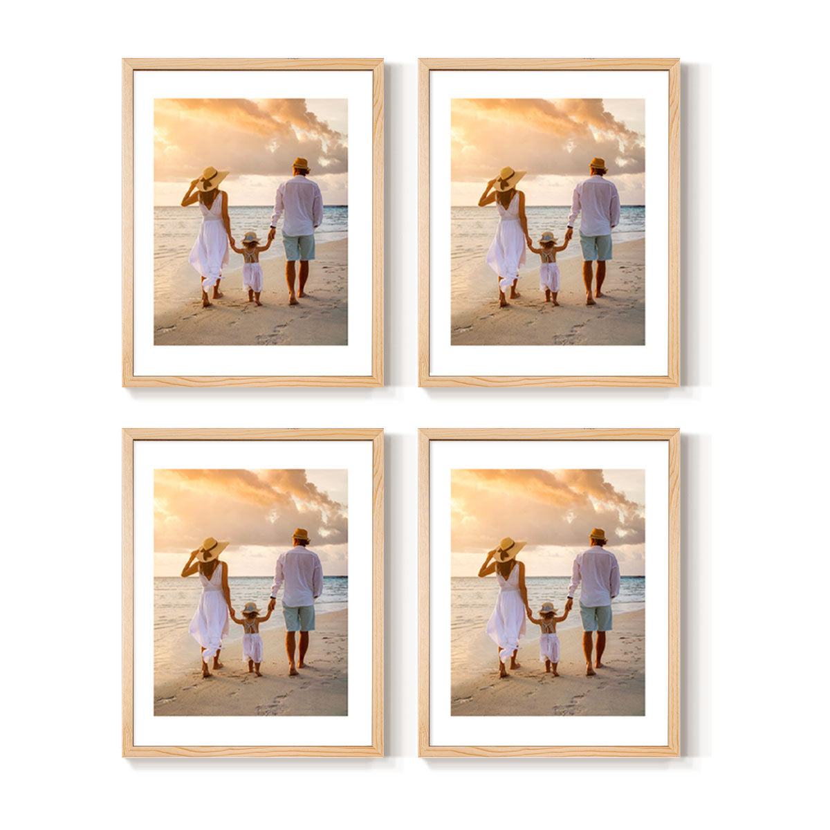 4 Pieces Set 11" x 14"