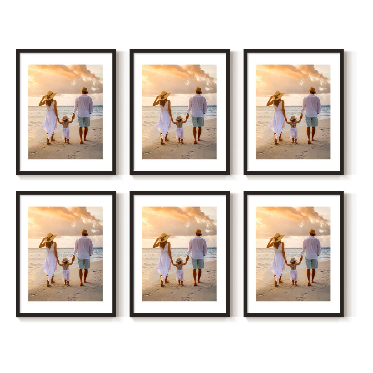 6 Pieces Set 11" x 14"