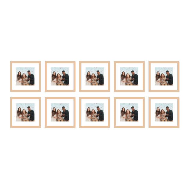 10 Pieces Set 8" x 8"