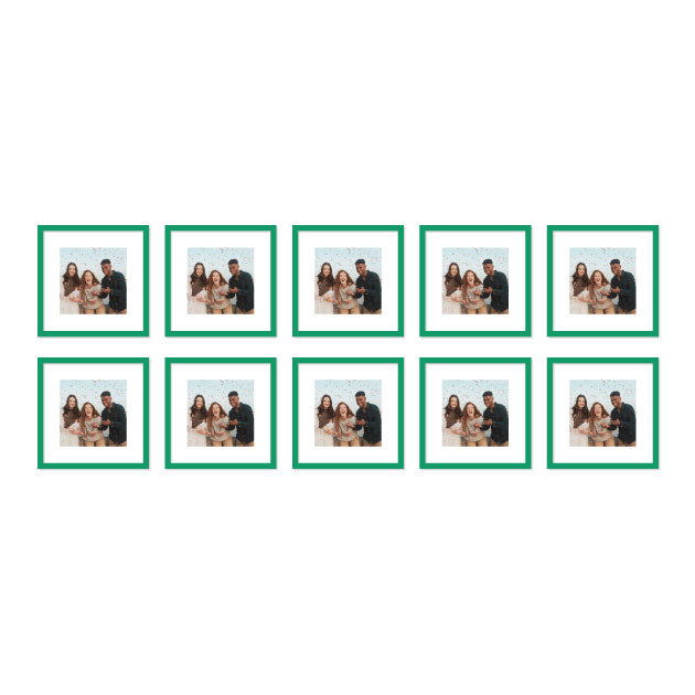 10 Pieces Set 8" x 8"