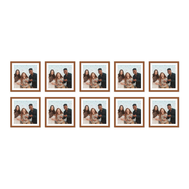 10 Pieces Set 8" x 8"