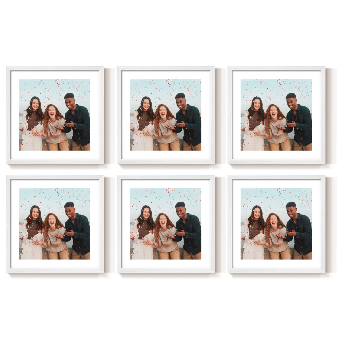 6 Pieces Set 8" x 8"