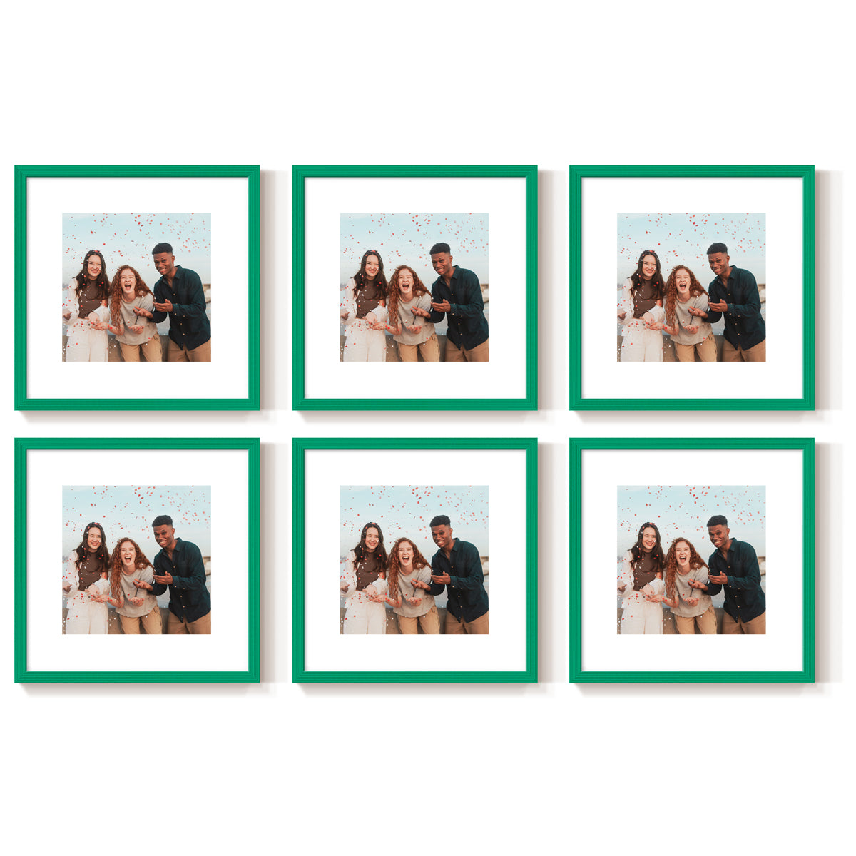 6 Pieces Set 8" x 8"