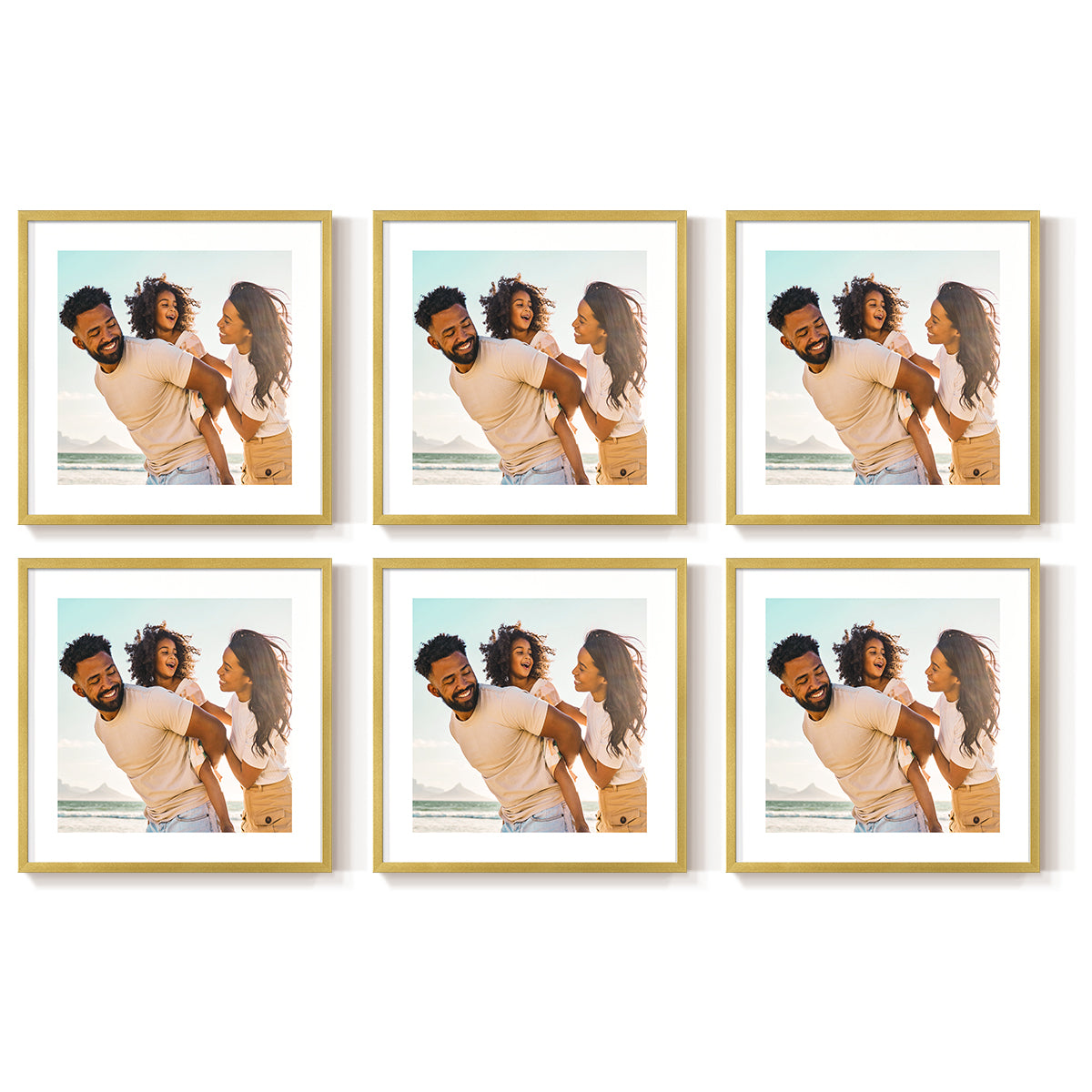 6 Pieces Set 12" x 12"