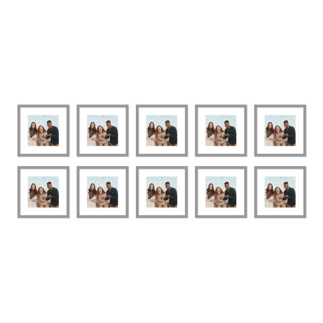 10 Pieces Set 8" x 8"